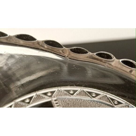 EAPG Antique Bryce Brothers Glass Pitcher Forget Me Not Water Pitcher Victorian - Picture 9 of 11